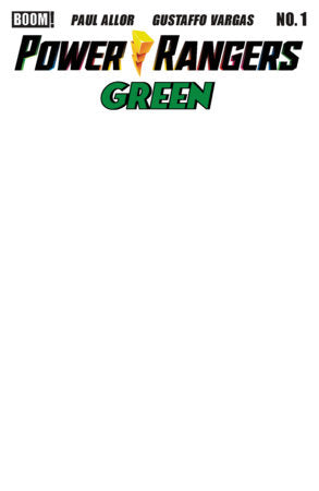 Power Rangers Green #1 Cvr D Blank Sketch Var -  Variant (Pre-Sale) C25-P31