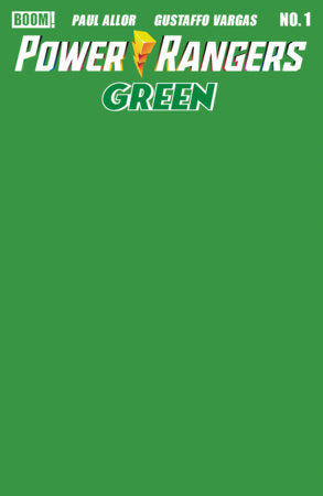 Power Rangers Green #1 Cvr E Green Blank Sketch Var -  Variant (Pre-Sale) C25-P31