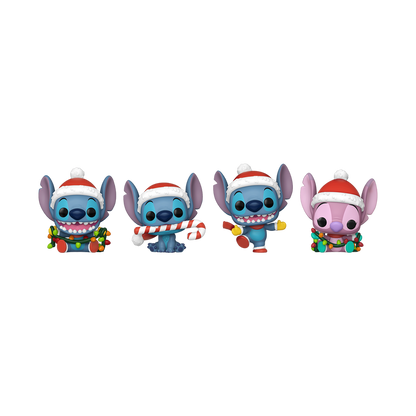 Funko Pop! Pocket - Lilo + Stitch -Holiday Tree Box - 4-Pack (Released)