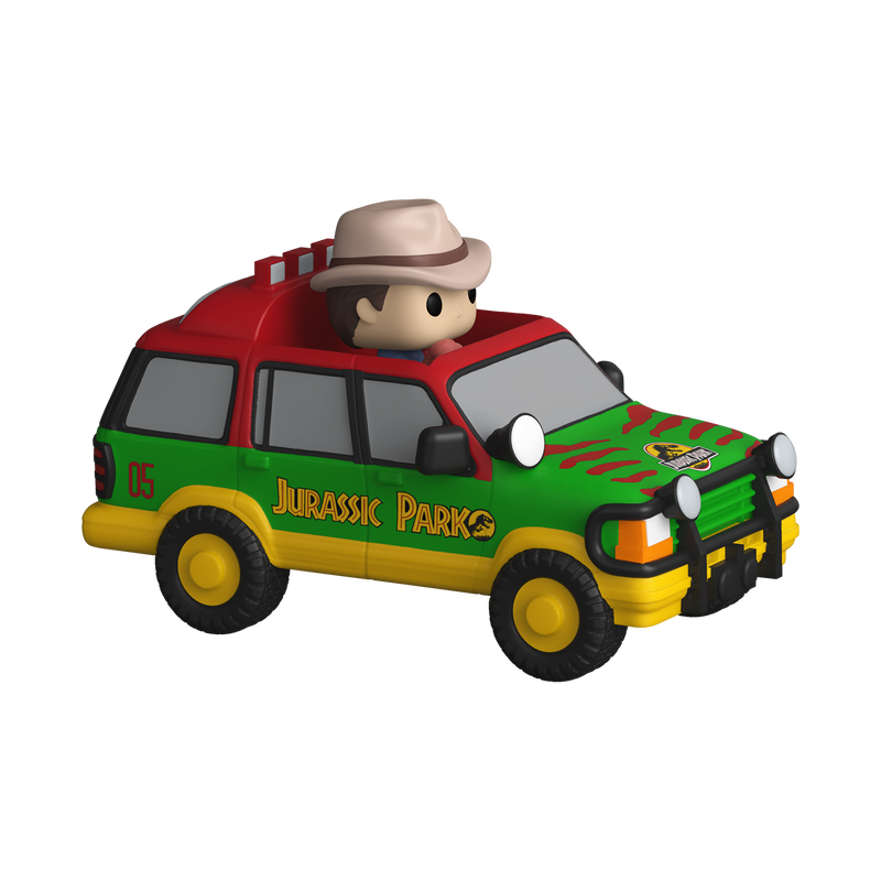 Jurassic Park • Dr. Alan Grant + SUV | Funko Pop! Bitty Rides (Released)