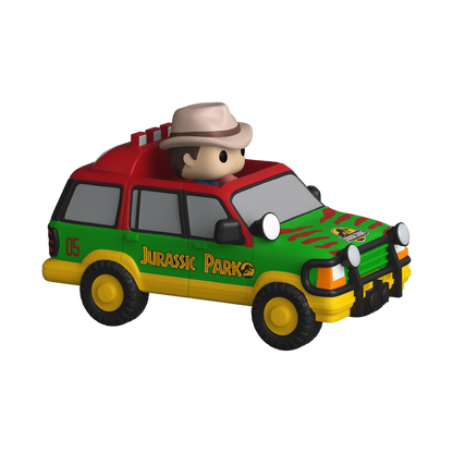 Jurassic Park • Dr. Alan Grant + SUV | Funko Pop! Bitty Rides (Released)