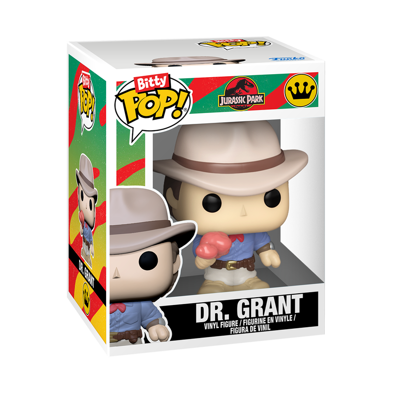 Jurassic Park • Dr. Alan Grant + SUV | Funko Pop! Bitty Rides (Released)