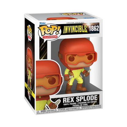 Funko Pop! - Television - Rex Splode #1862 - Invincible + Pop Protector (Released)