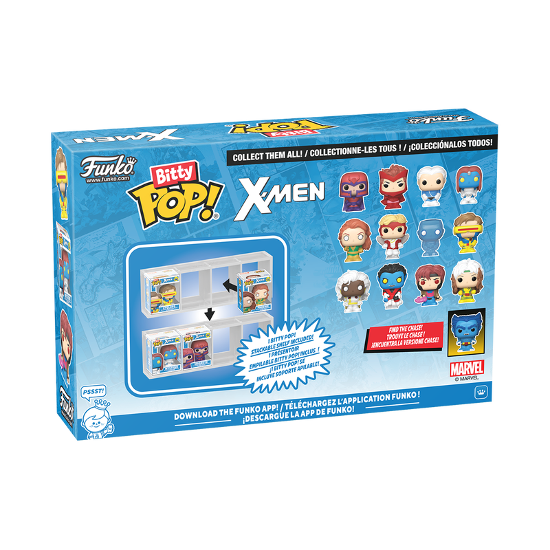 X-Men • 4-Pack Series 1 | Chance of Chase | Funko Pop! Bitty (Released)