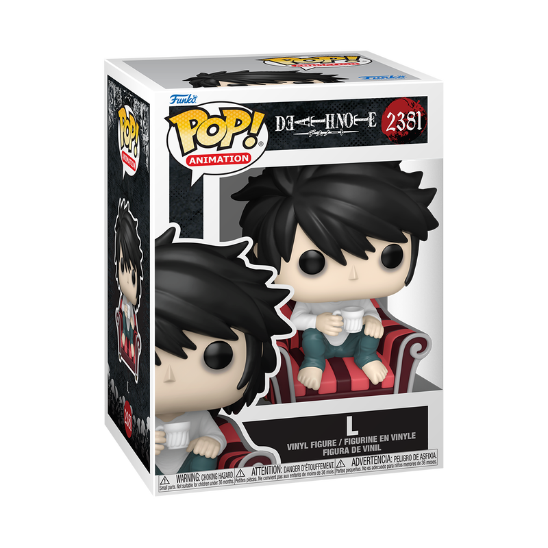 Death Note - L (2381) - Funko Pop w/ Protector (Pre-Order) C34-P35