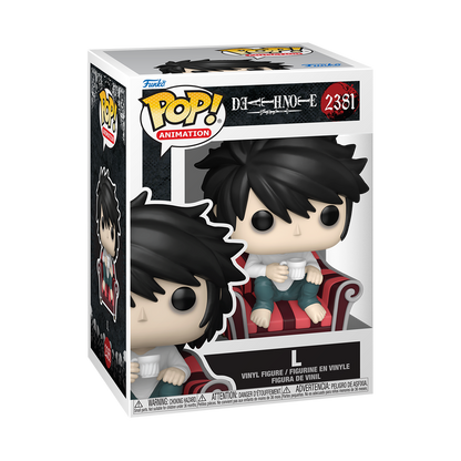 Death Note - L (2381) - Funko Pop w/ Protector (Pre-Order) C34-P35