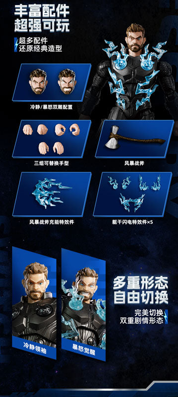 Blokees - Infinity Saga - Champion Class 02 - Thor - Marvel Model Kit (Released)