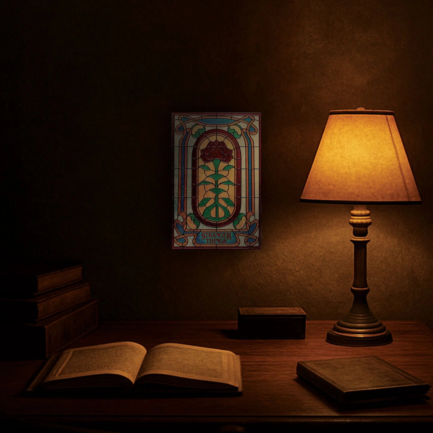 Stranger Things: Creel House - Stained Glass Window Resin Plaque (Released)