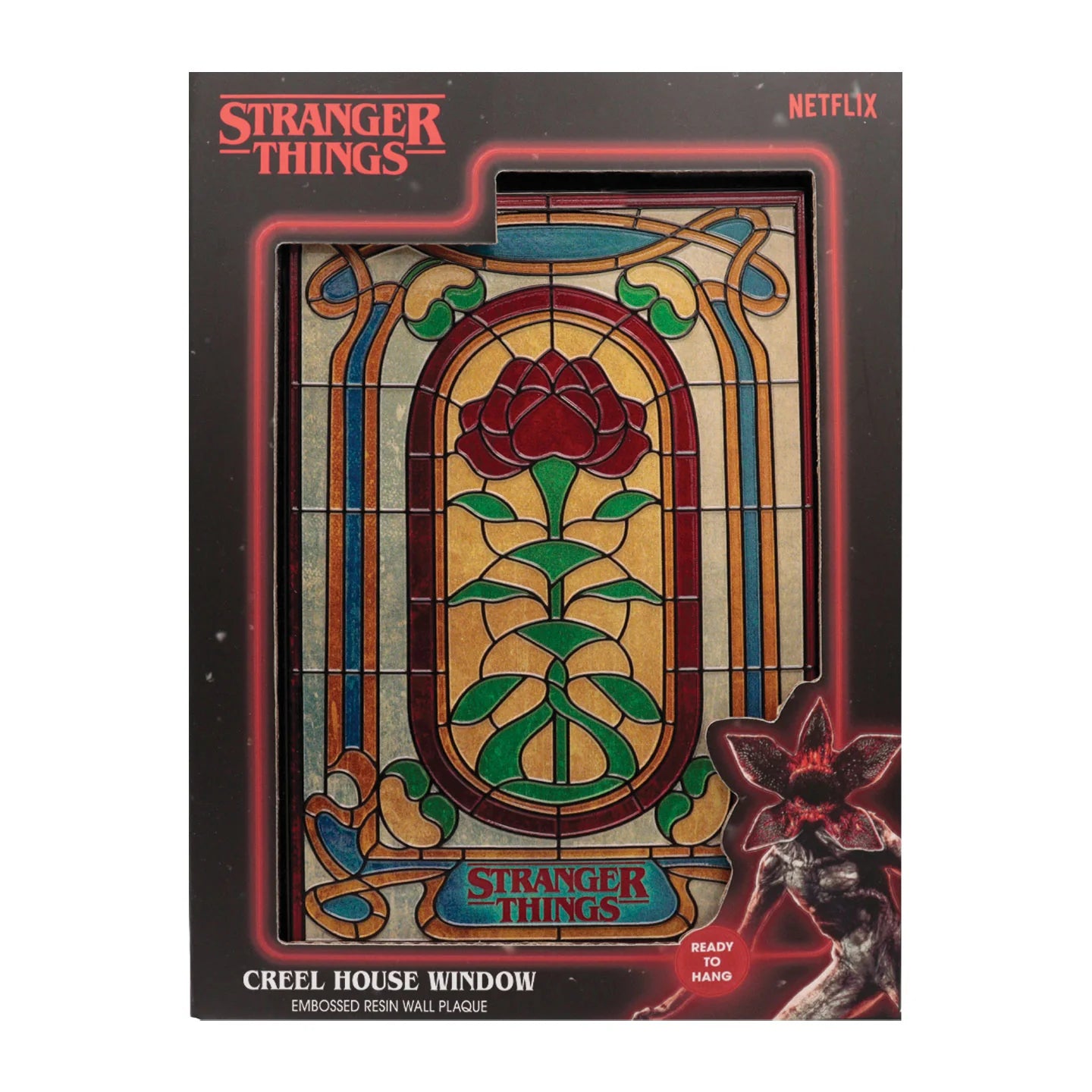 Stranger Things: Creel House - Stained Glass Window Resin Plaque (Released)