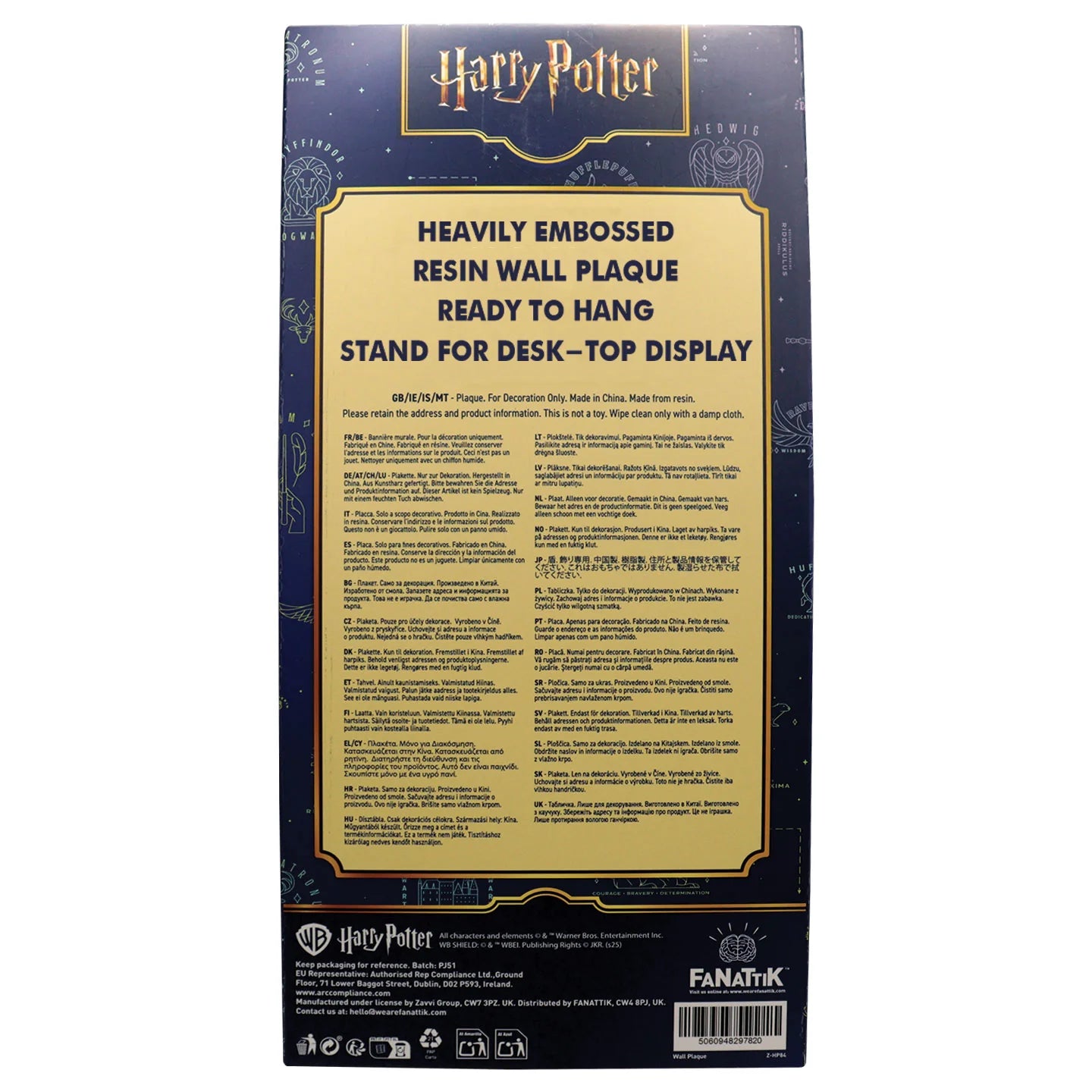 Harry Potter: Mermaid - Stained Glass Window Resin Plaque (Released)