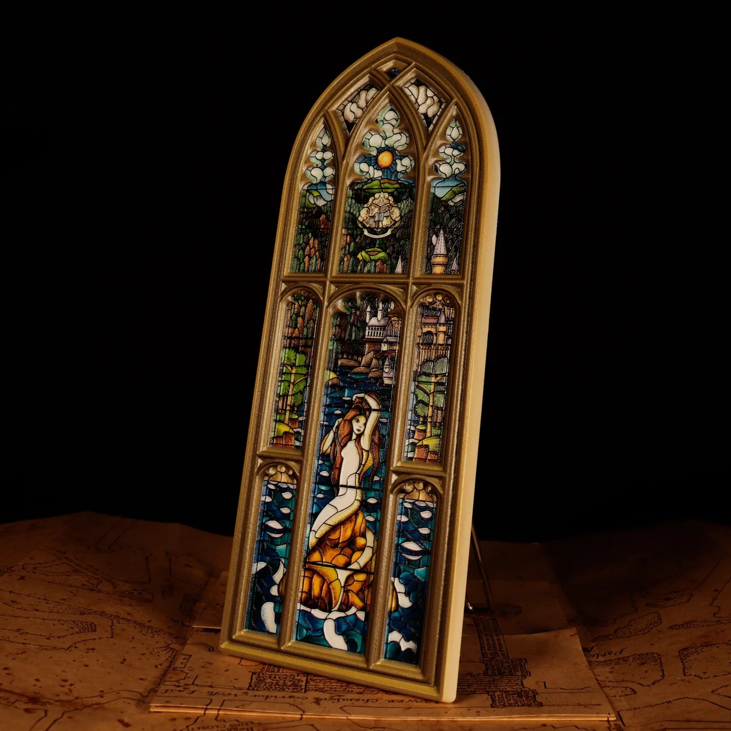 Harry Potter: Mermaid - Stained Glass Window Resin Plaque (Released)
