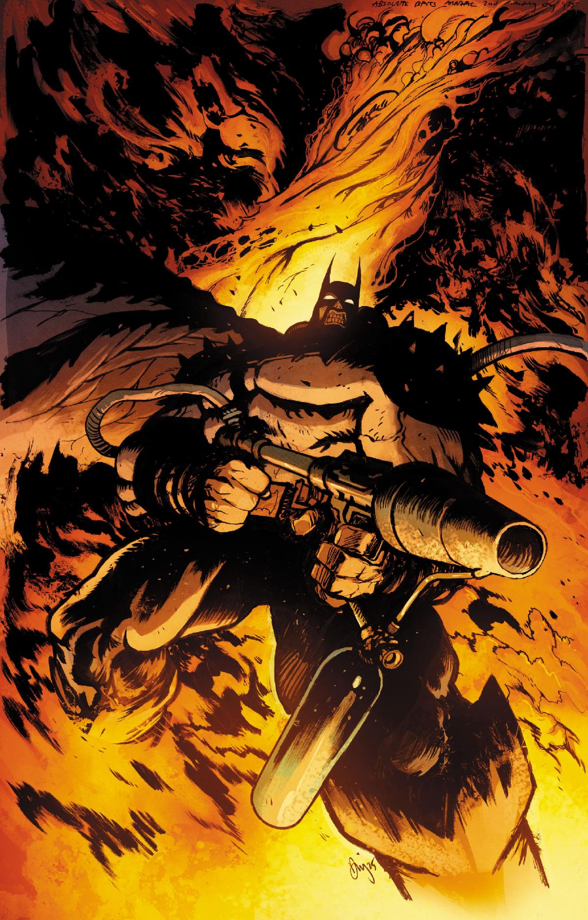 Absolute Batman 2025 Annual #1 • One-Shot • 2nd Printing • Daniel Warren Johnson Flamethrower Var (Pre-Sale) HD-013 🔥