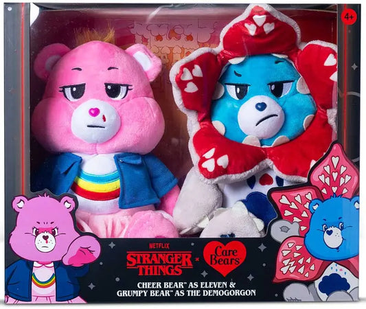 Stranger Things x Care Bears 30cm Plush 2pk - Eleven / Demogorgon (Released)