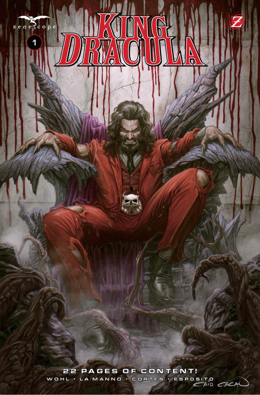 King Dracula #1 - Caio Cacau Main Cover - Zenescope (Back-Issue)