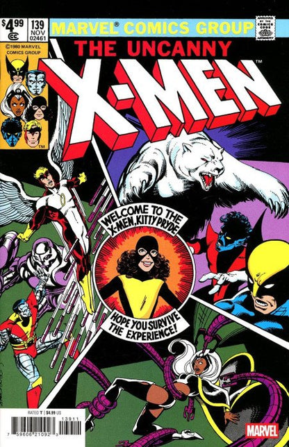 X-Men #139 - Facsimile 2025 - John Byrne Main Cover (Back-Issue)