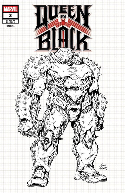 Queen In Black #3 (VF/NM) - Ryan Stegman 1:10 Knullbuster Design Var (Released) R2633