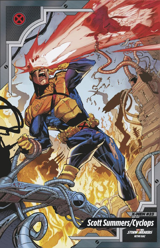 X-Men #23 - Legacy #323 - Netho Diaz Cyclops Trading Card Variant (Back-Issue)
