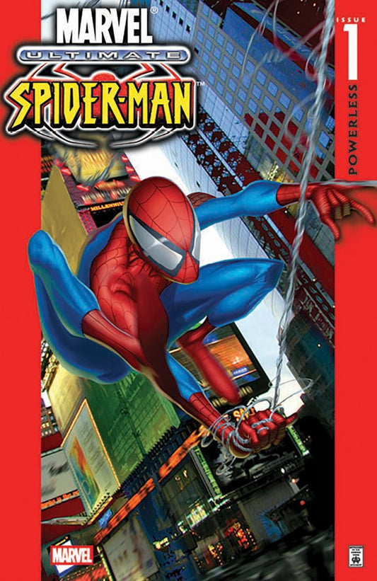 Ultimate Spider-Man #1 - Vol 1 - Facsimile 2025 - Mark Bagley Foil Variant (Back-Issue)