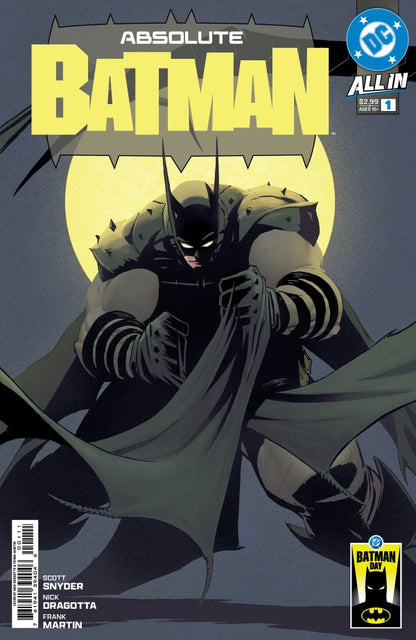 Absolute Batman #1 - Nick Dragotta Batman Day 2025 Variant (Back-Issue)