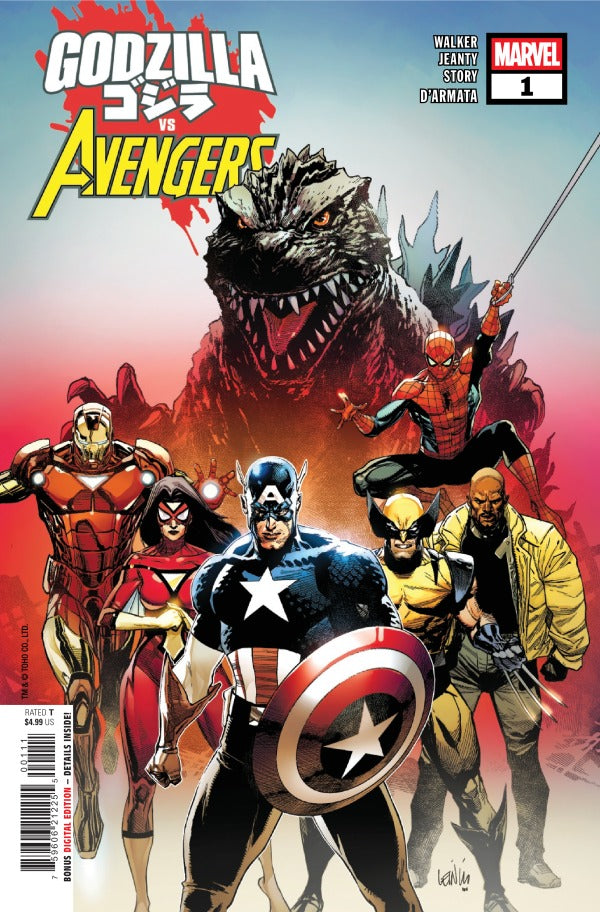 Godzilla Vs Avengers #1  • Leinil Yu Main Cvr (Incoming)