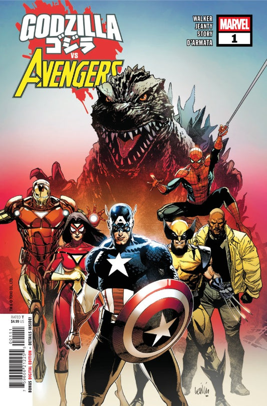 Godzilla Vs Avengers #1  • Leinil Yu Main Cvr (Incoming)