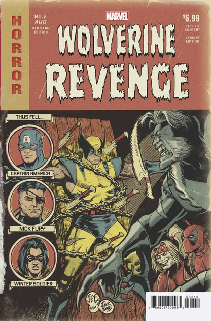 🔞 Wolverine: Revenge – Red Band Edition #2 • Polybagged • Juan Ferreyra 1:25 Homage Var (Released)
