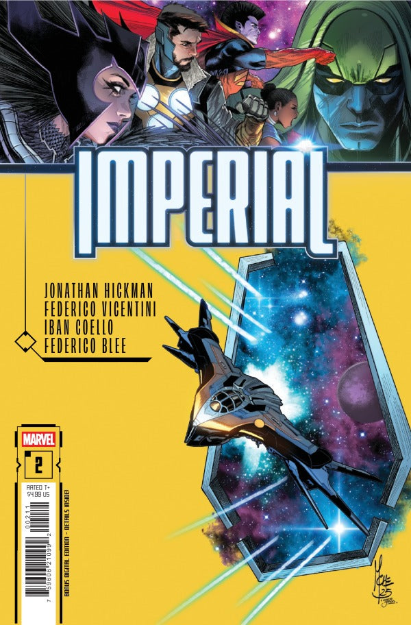 Imperial #1-4 (2025) - Main Cover Full Set - 1st Printings - Marco Checchetto (Released)