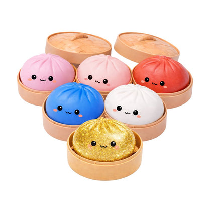 Lucky Bao Mini – Squishy Dumpling – Chance at Rare Golden - Blind Box (Lucky-Dip)