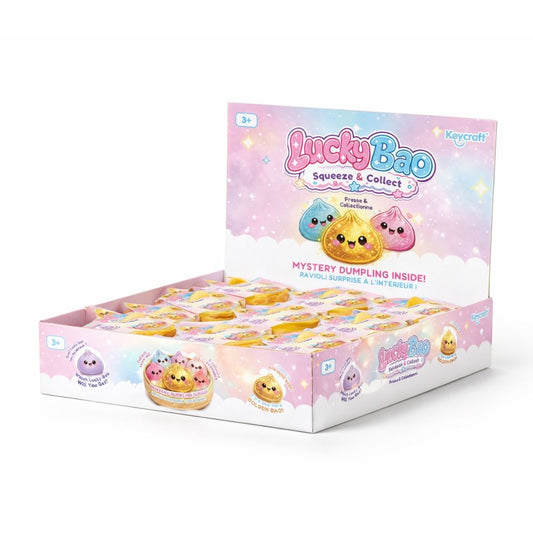Lucky Bao Mini – Squishy Dumpling – Chance at Rare Golden - Blind Box (Lucky-Dip)
