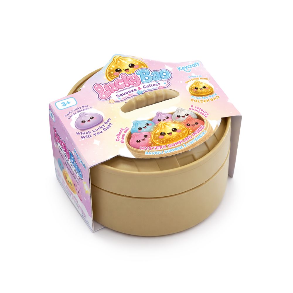 Lucky Bao Mini – Squishy Dumpling – Chance at Rare Golden - Blind Box (Lucky-Dip)