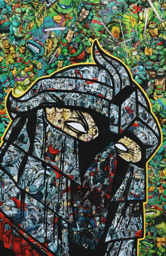Teenage Mutant Ninja Turtles #1 | NYCC 2024 "Pascal Garcin" Shredder Collage Virgin Foil Variant | 17/10/24 (Released)