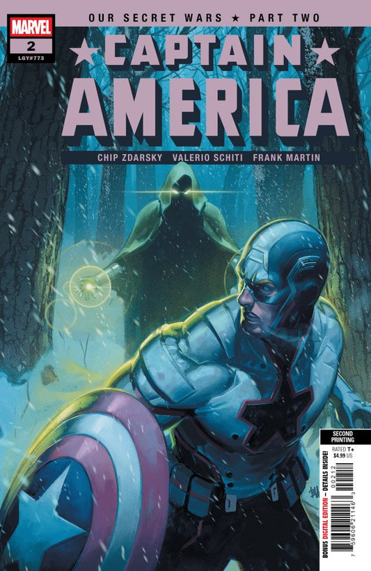 Captain America #2 | 2nd Printing | Ben Harvey | FC: 18/8 | PL: 17/9 (Pre-Sale)