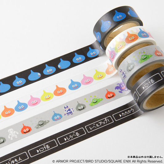 Dragon Quest Stationary | 15mm x 5m Mini Washi Masking Tape | Choose your print! (Released)