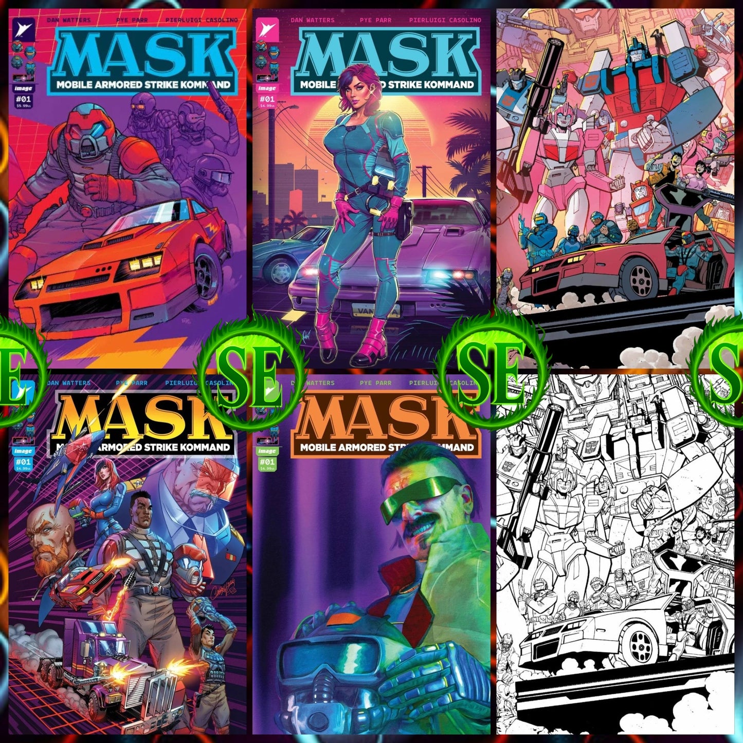 M.A.S.K. #1 (MASK) - Energon Universe - All Open Order Covers (Pre-Sale) C14-P22