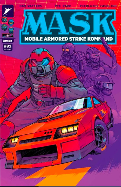 M.A.S.K. #1 - Mask - Energon Universe - Pye Parr Wraparound Main Cover (Released)