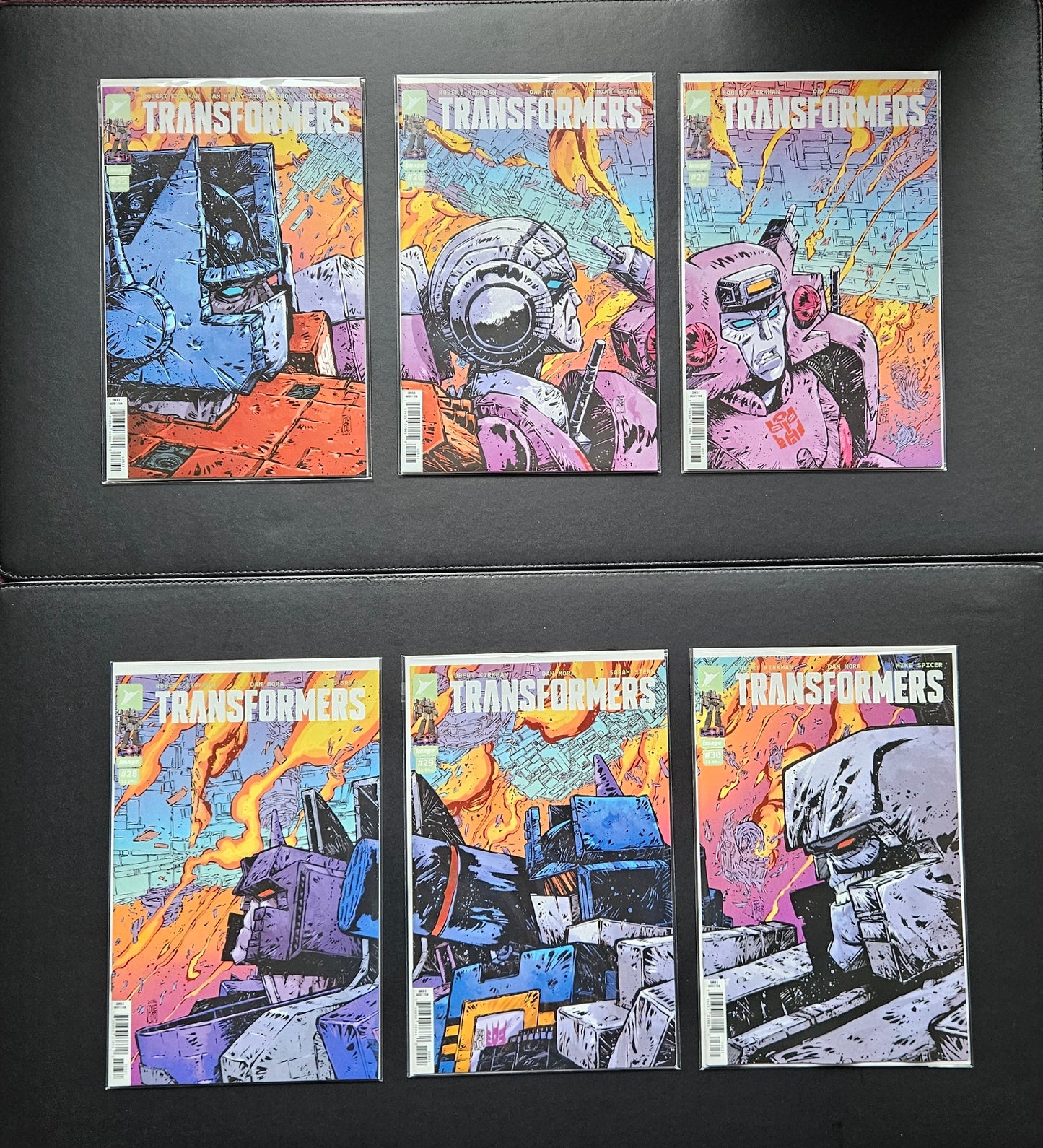 Transformers #25-30 - Jorge Corona Connecting Cover Full Set (Closed)