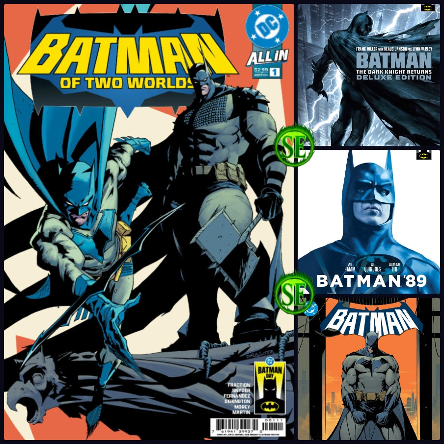 Batman Day 2026 - ...of Two Worlds, Daylight, '89, Dark Knight - Absolute (Pre-Order) C32-P37