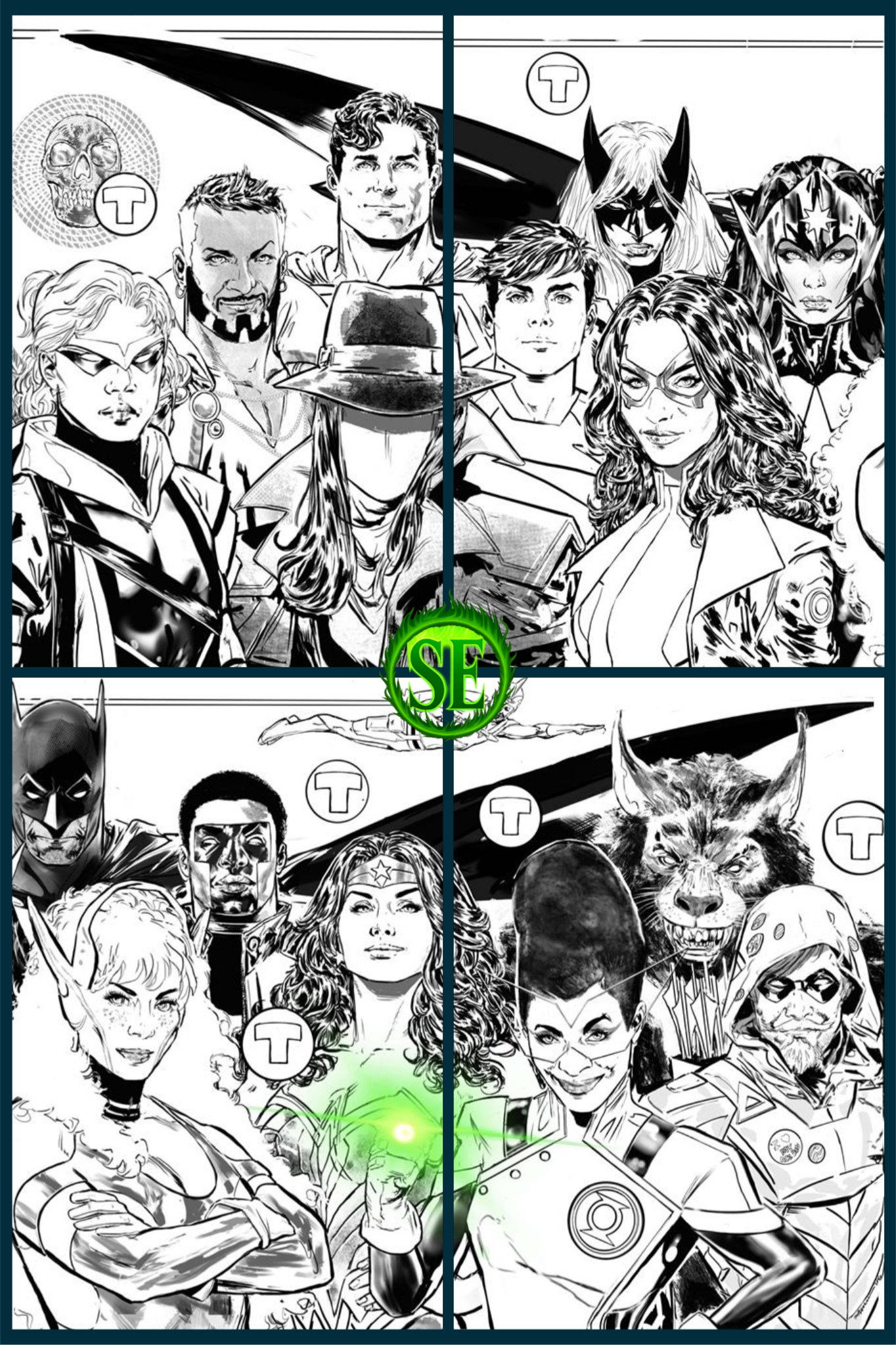 Justice League: Dream Girls - A DC Pride Event #1-4 - Phil Jimenez Connecting Full Set (Pre-Sale) C19-P25