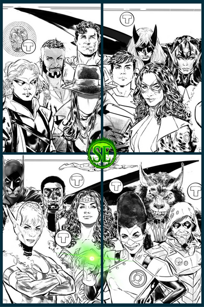 Justice League: Dream Girls - A DC Pride Event #1-4 - Phil Jimenez Connecting Full Set (Pre-Sale) C19-P25