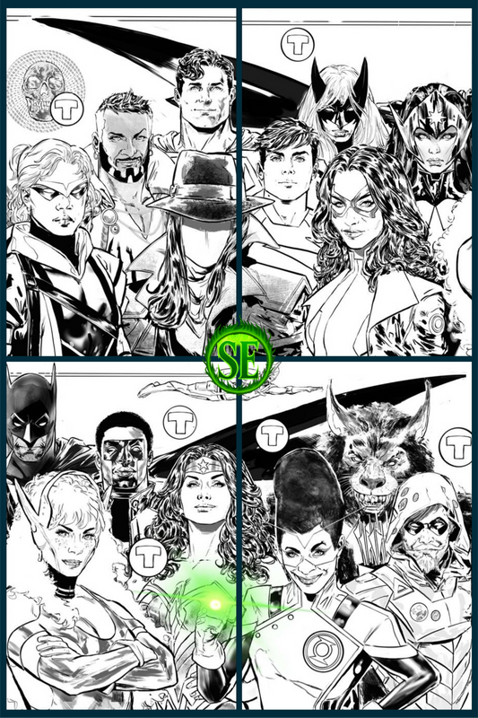 Justice League: Dream Girls - A DC Pride Event #1-4 - Phil Jimenez Connecting Full Set (Pre-Sale) C19-P25