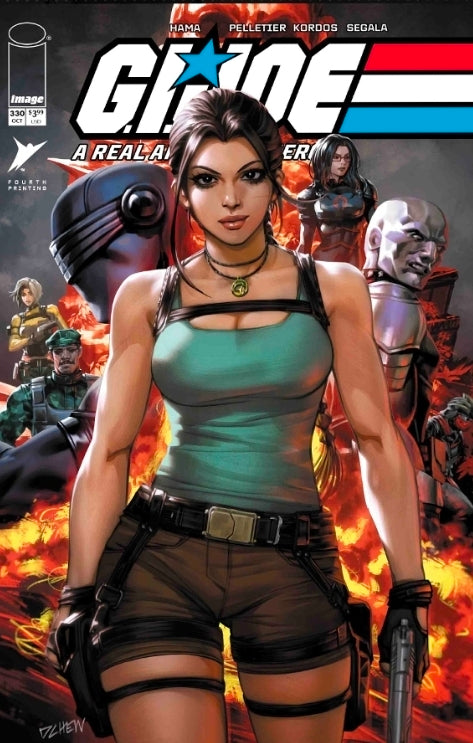 Gi Joe: A Real American Hero #330 | Derrick Chew Tomb Raider 4th Printing (Pre-Order) C37-P41