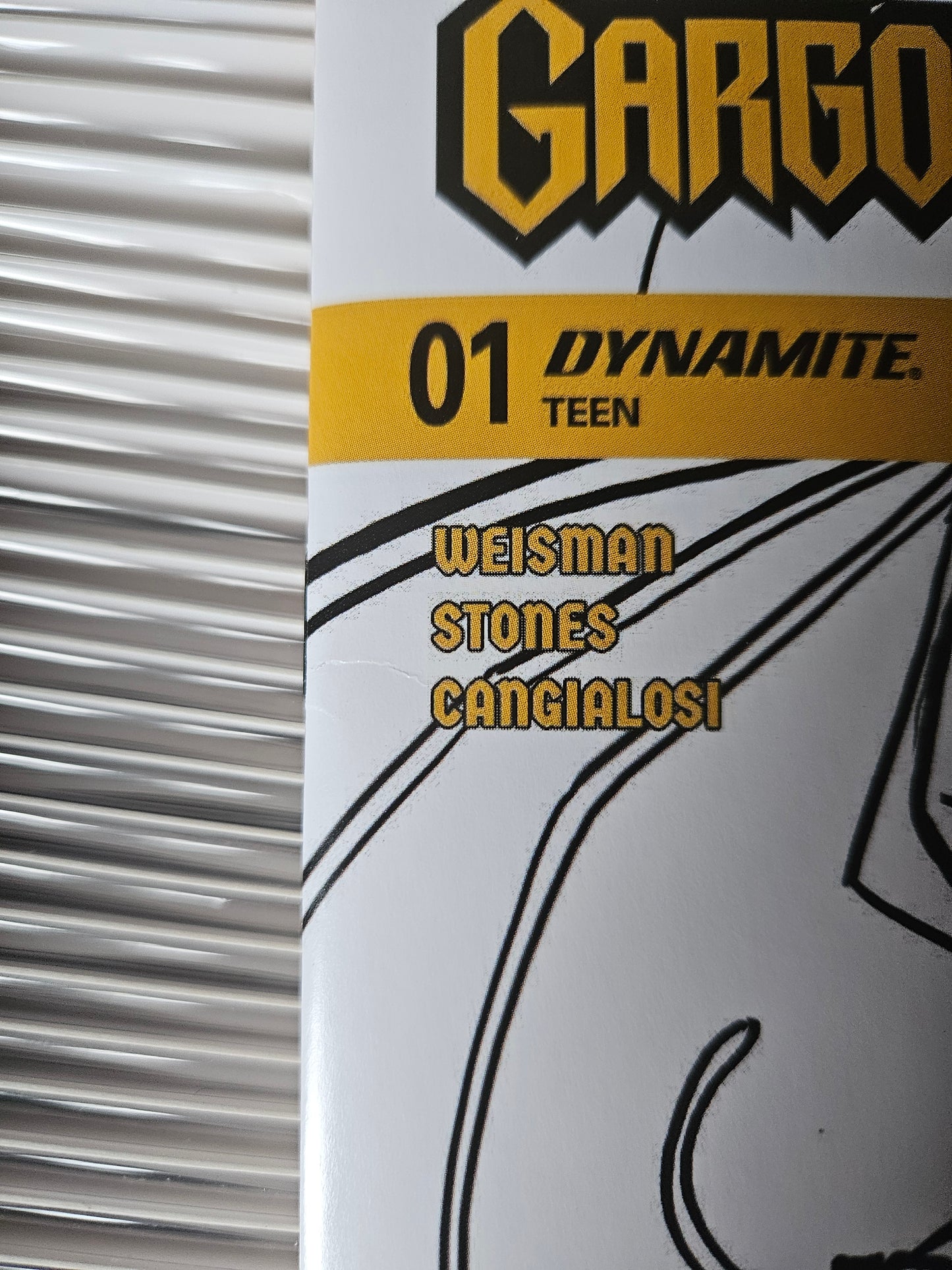 Gargoyles / Darkwing Duck #1 - Tad Stones 1:7 Line Art Variant (Read Desc.)