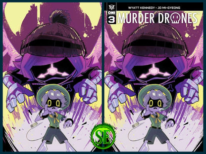 Murder Drones #3 - Jo Mi-Gyeong 1:10 Virgin + Trade Twin Pack (Collected)