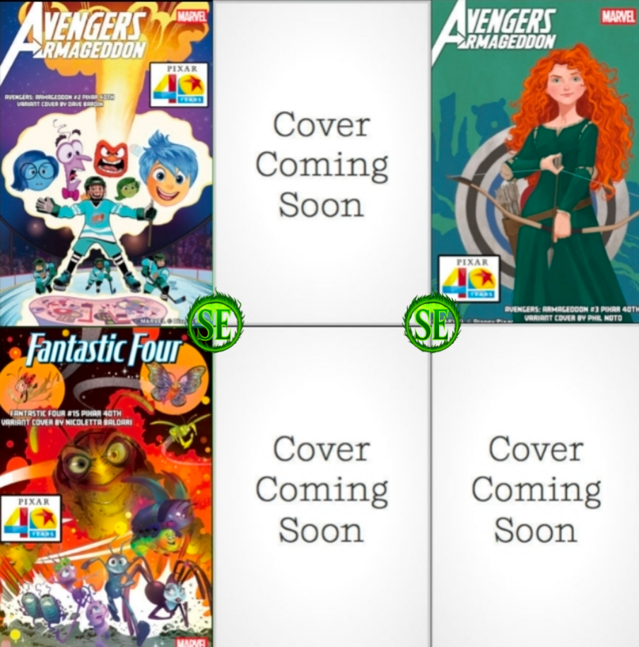 Marvel Comics x Pixar 40th Anniversary - Complete Variant Set (Pre-Sale) C24-P36