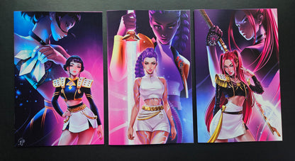 Kpop Demon Hunters Artbook - Katya Sinyukhina Rumi, Mira & Zoey Virgin Triple Pack (Collected)