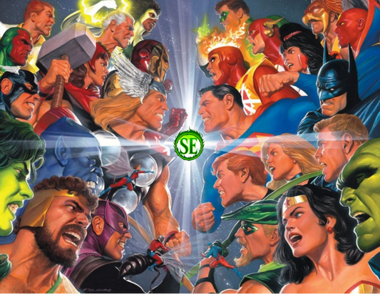 JLA / Avengers #3, #4 - Facsimile 2026 - Alex Ross Connecting Twin Pack (Pre-Sale) C24-P34
