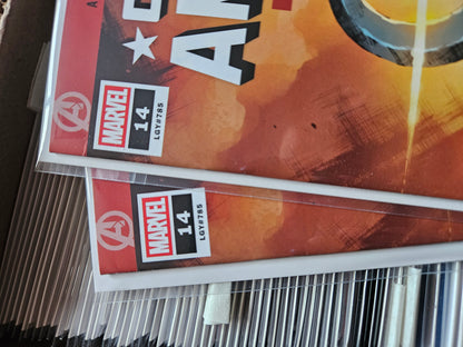 Captain America #14 - Legacy #785 (VF) - Valerio Schiti Main Cover (Released) R2631