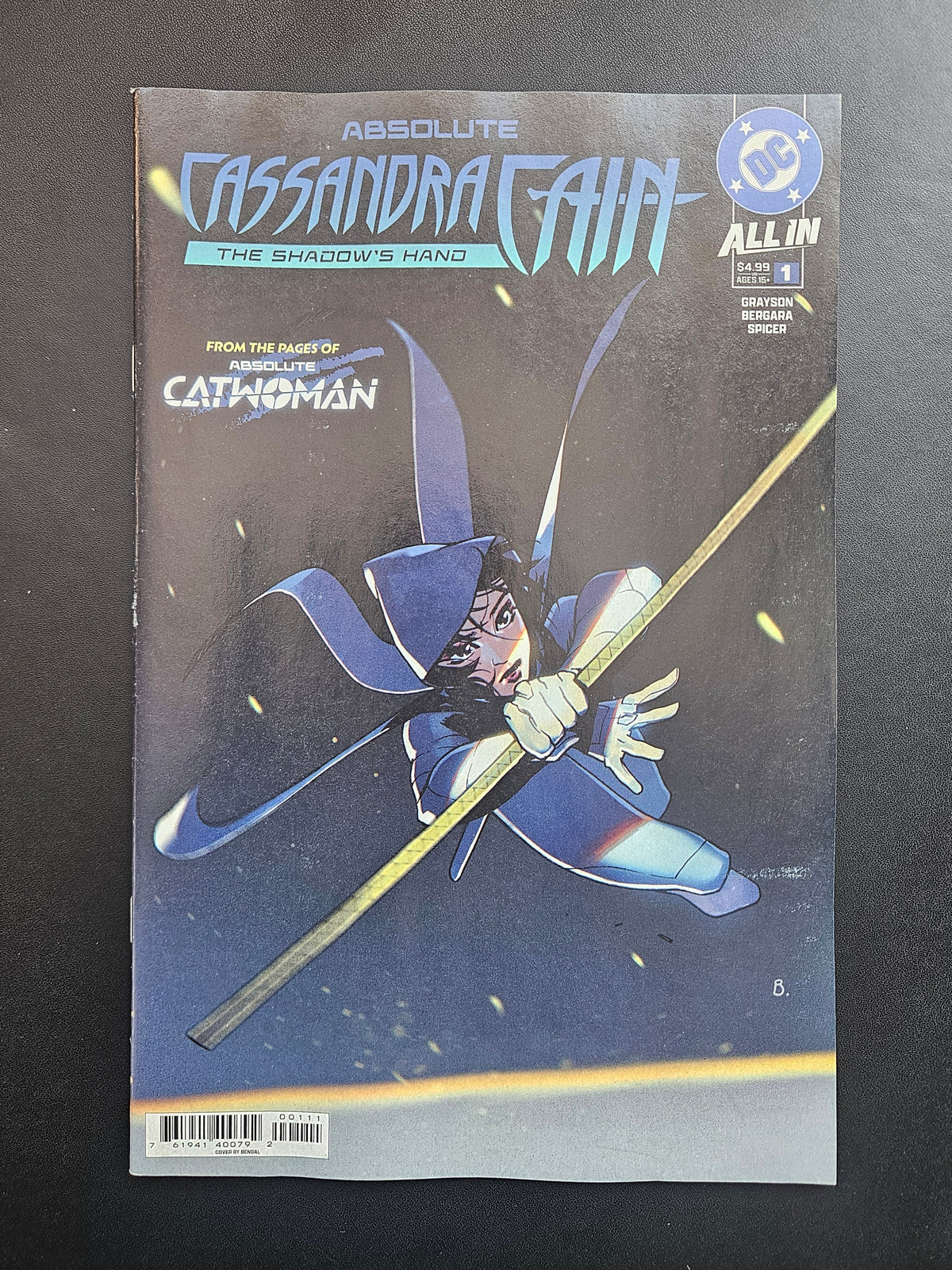 Absolute Cassandra Cain: The Shadow's Hand #1 (VF) | Bengal Main Cvr (Released) R2637