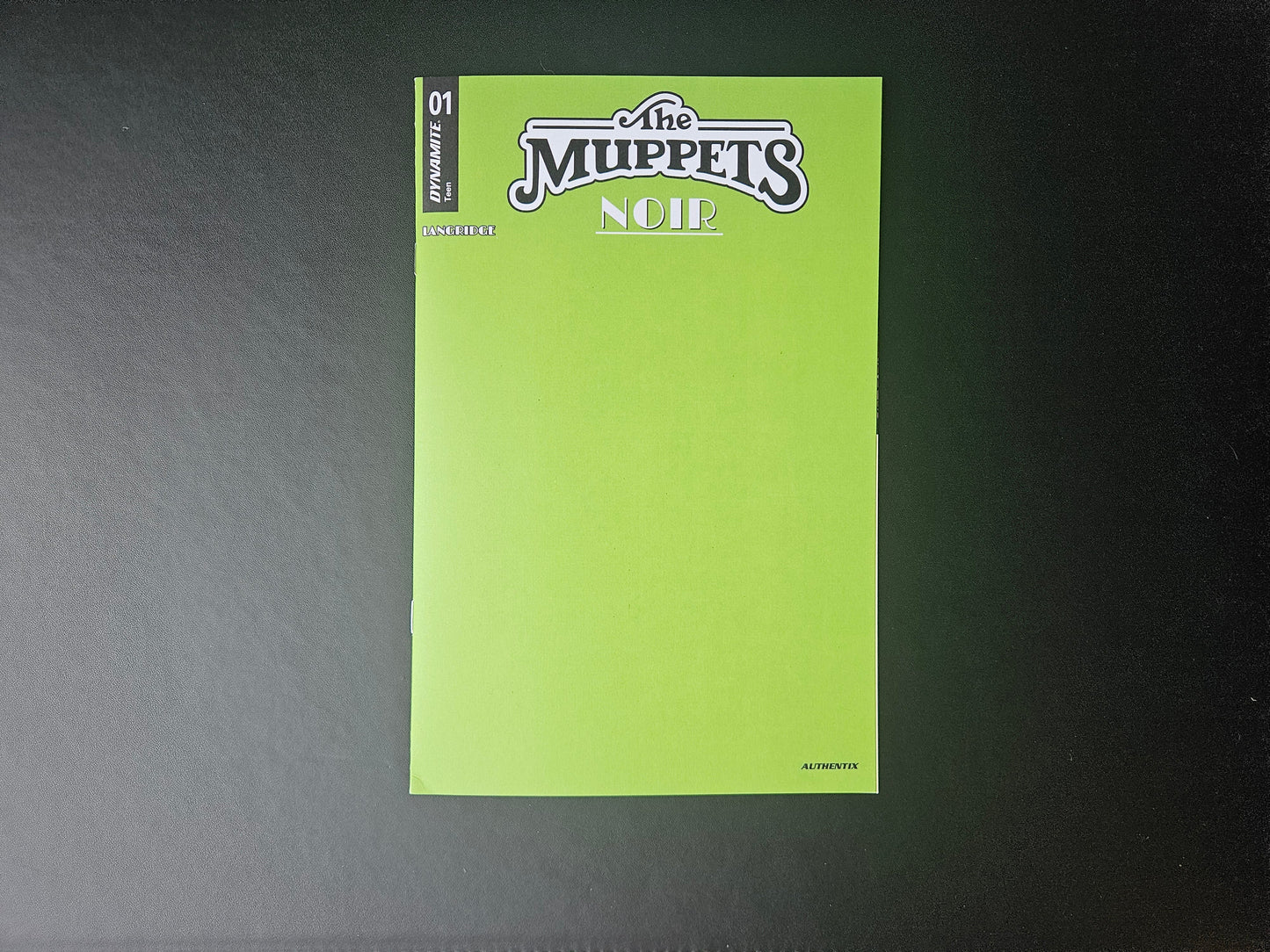 Muppets: Noir #1 - Green Blank Authentix Blind Bag Variant - VF (Back-Issue)