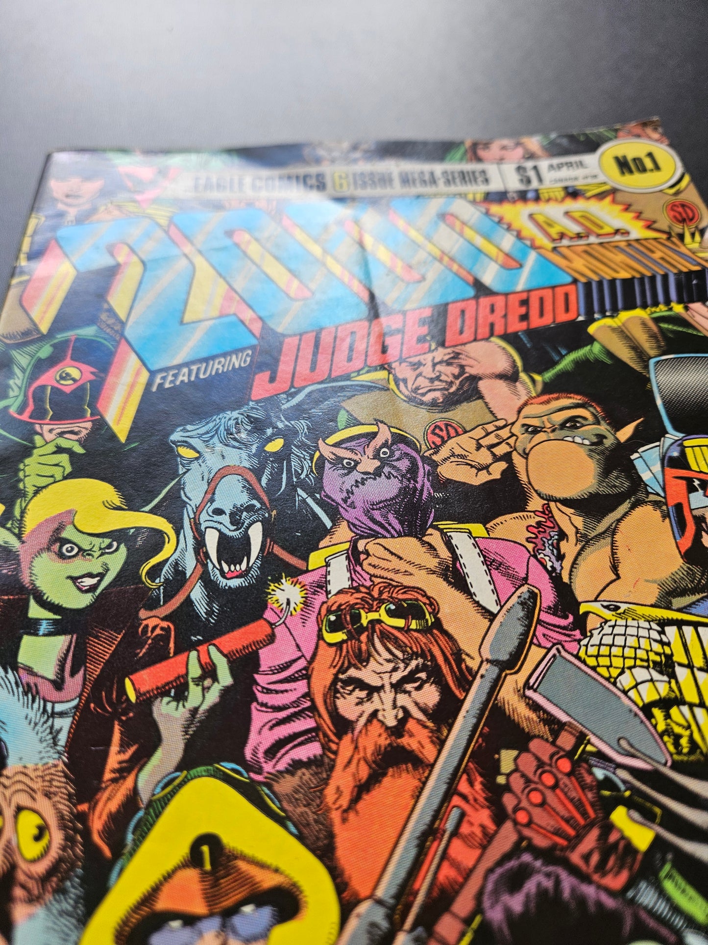 2000 AD Monthly #1 - Vol 1 - Brian Bolland Main Cover - FN (Back-Issue)